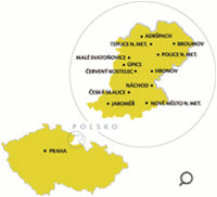 MAPA - KLADSKÉ POMEZÍ