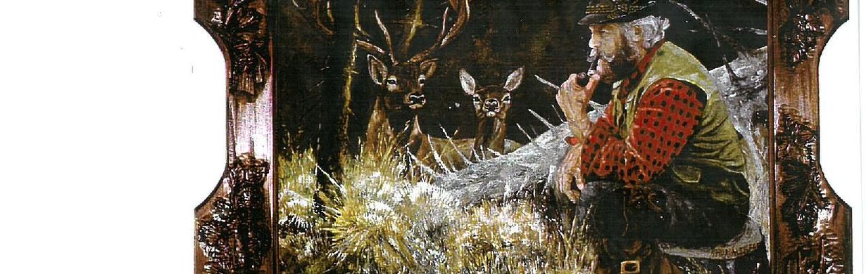 Výstava loveckých trofejí, obrazů a řezeb p. Karla Hurdálka