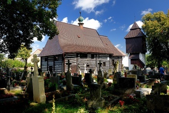 Dřevěný kostel sv. Jana Křtitele (The wooden Church of St John the Baptist), Slavoňov