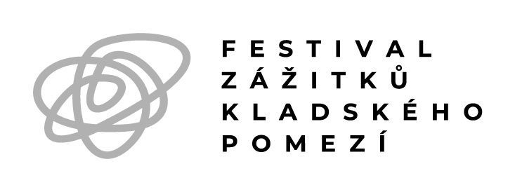 Festival zážitků: logo pozitiv greyscale
