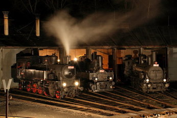 Železniční muzeum a výtopna (Railway museum and engine room)