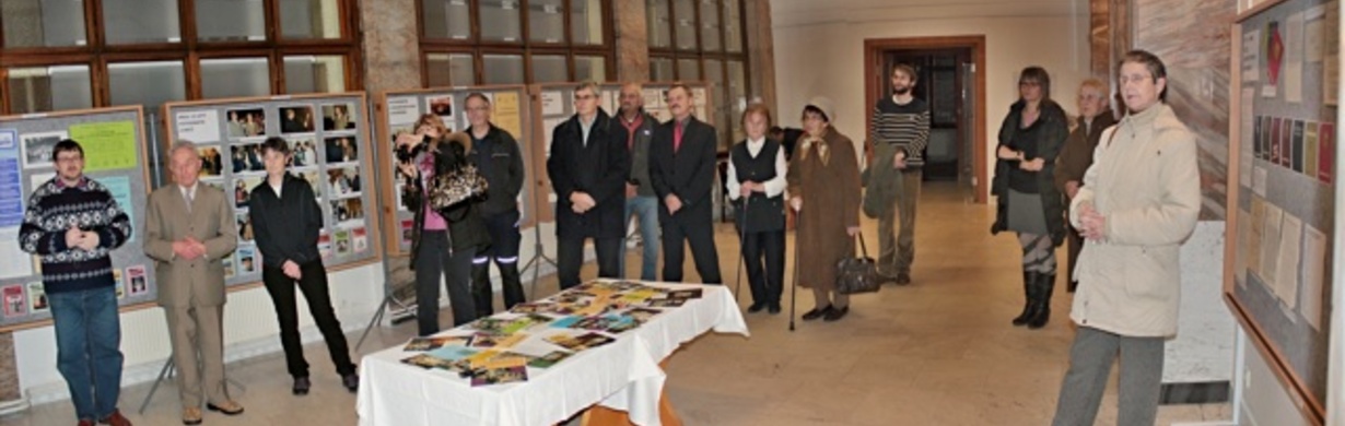 Vlastivědný spolek při MKS Červený Kostelec uspořádal vernisáž výstavy 