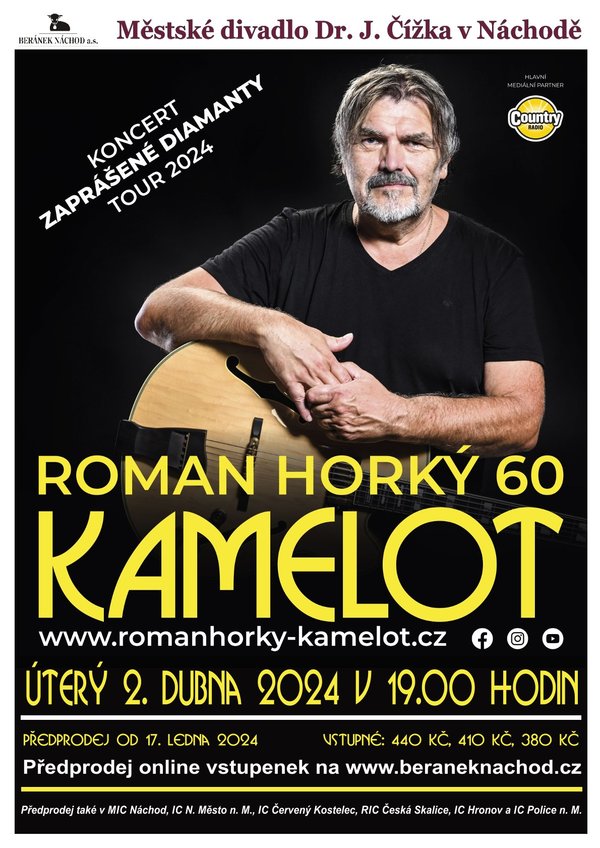 ROMAN HORKÝ 60 - KAMELOT TOUR 2024
